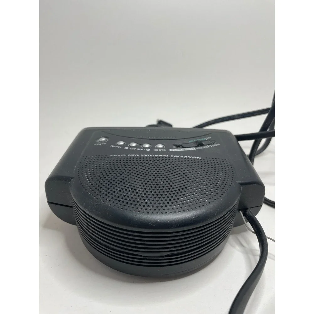 Sony Clock Radio Black Dream Machine ICF-C212 AM FM Alarm Tested Working